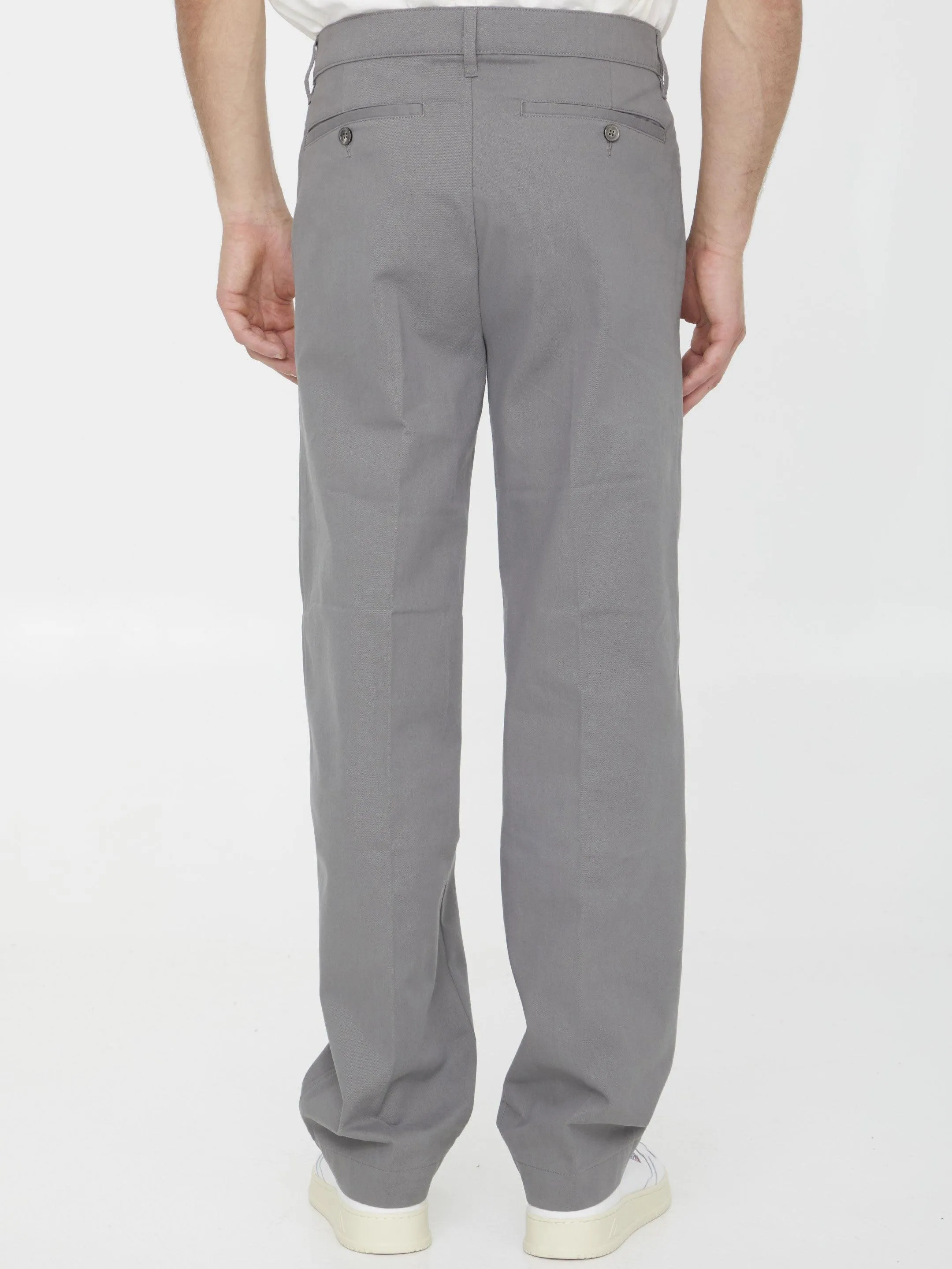 Ami Paris Grey Chino Pants