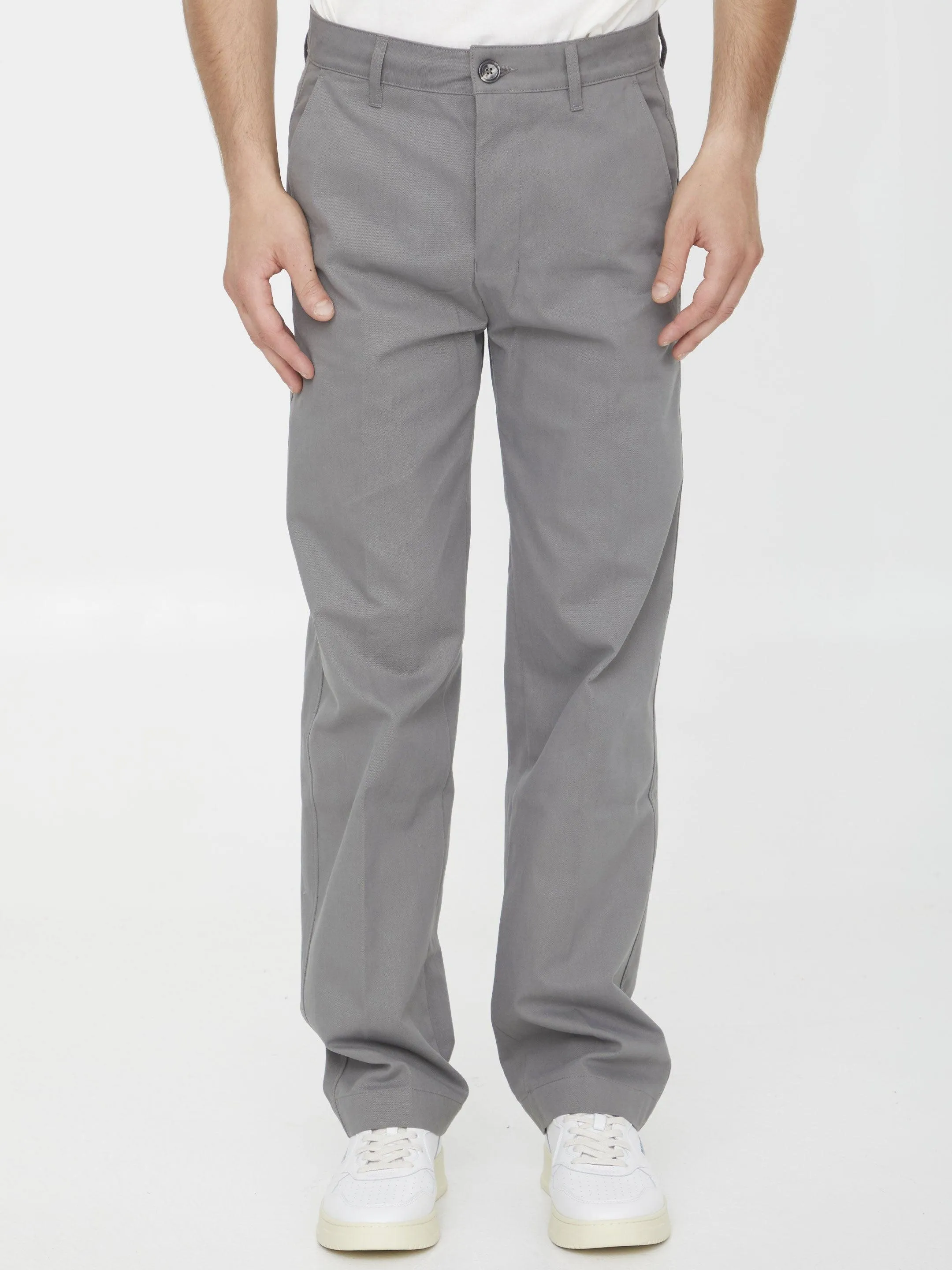 Ami Paris Grey Chino Pants