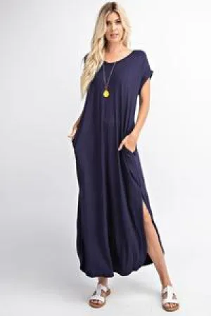 Basic Knit Maxi Dress