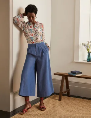 Brompton Culottes-Mid Vintage Denim