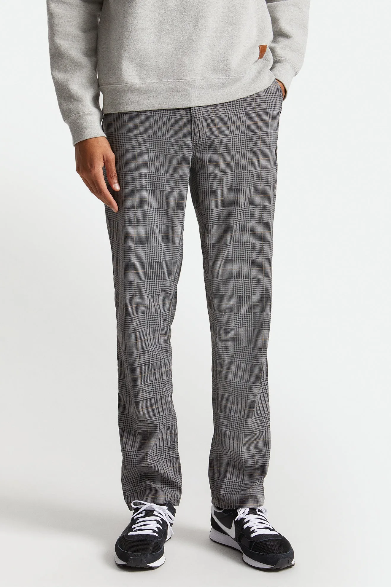 Choice Chino Pant - Grey/Black Plaid