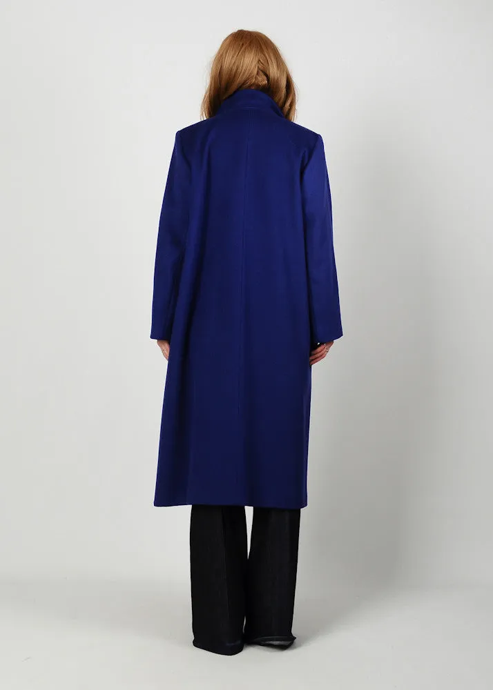 Cobalt Blue Wool Coat