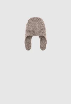 COLETTE - Hand-Knit Hat in Beige