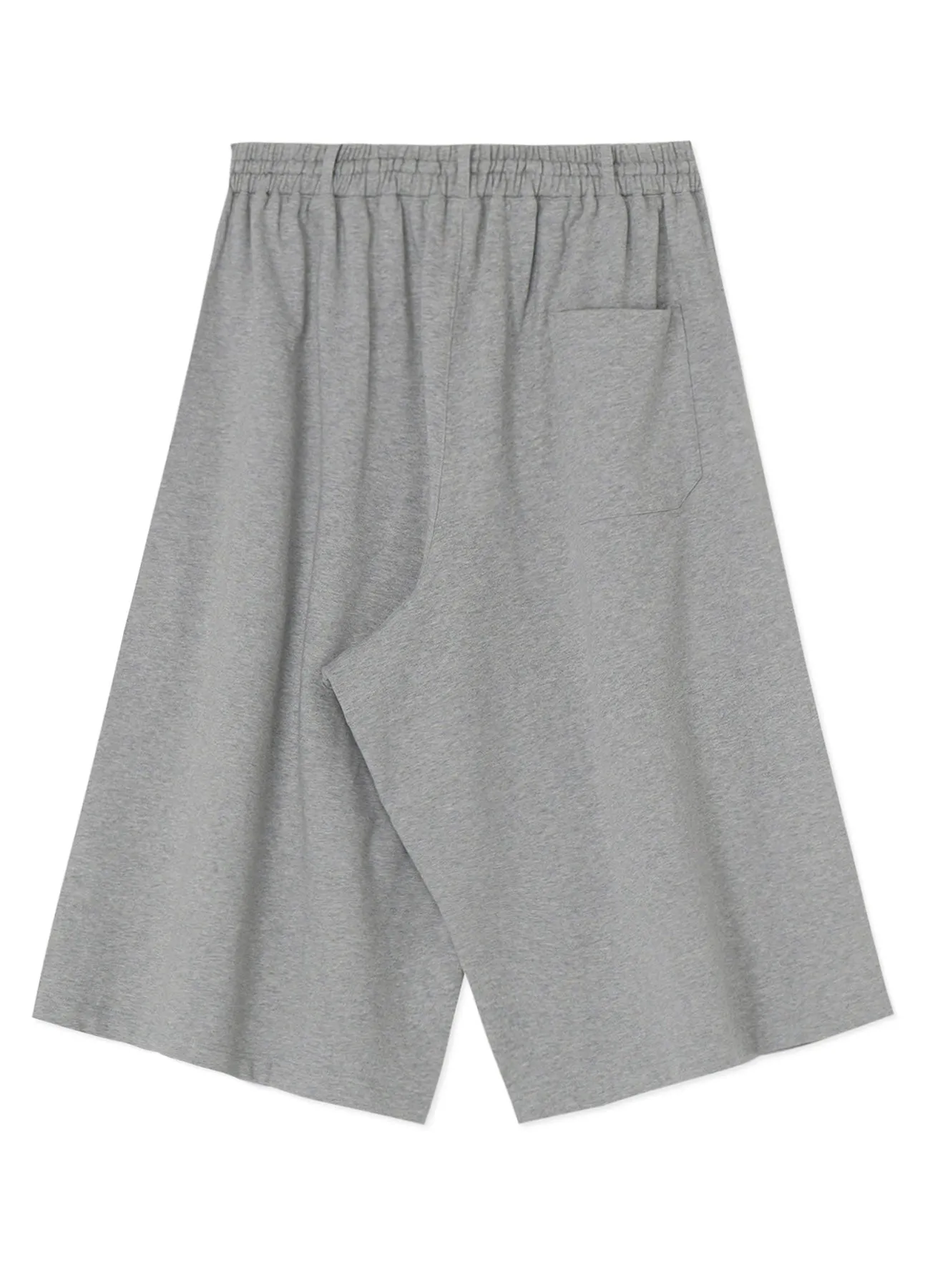 COTTON FLEECE CULOTTE PANTS