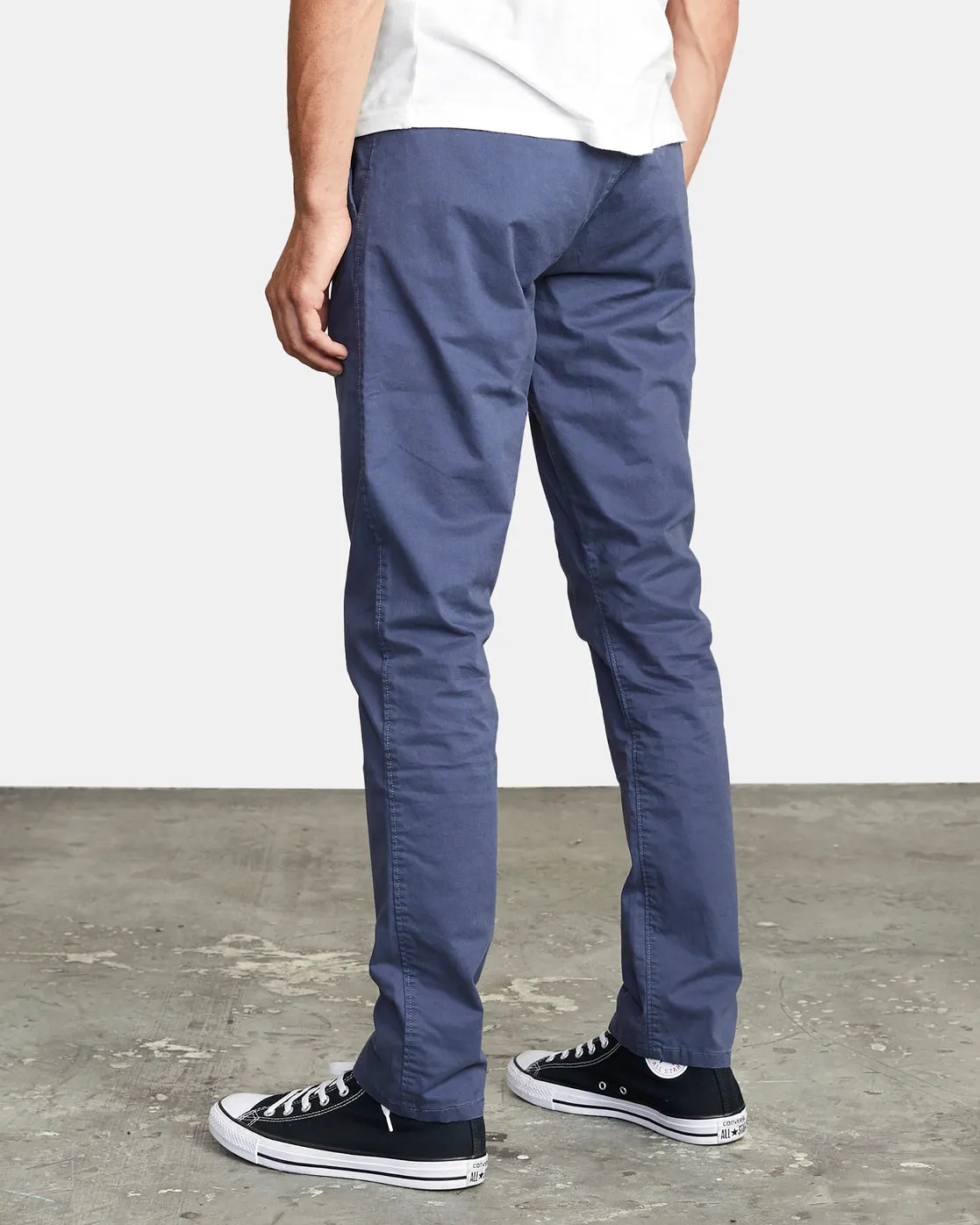 Dagger Slim Fit Chino Pants - Moody Blue