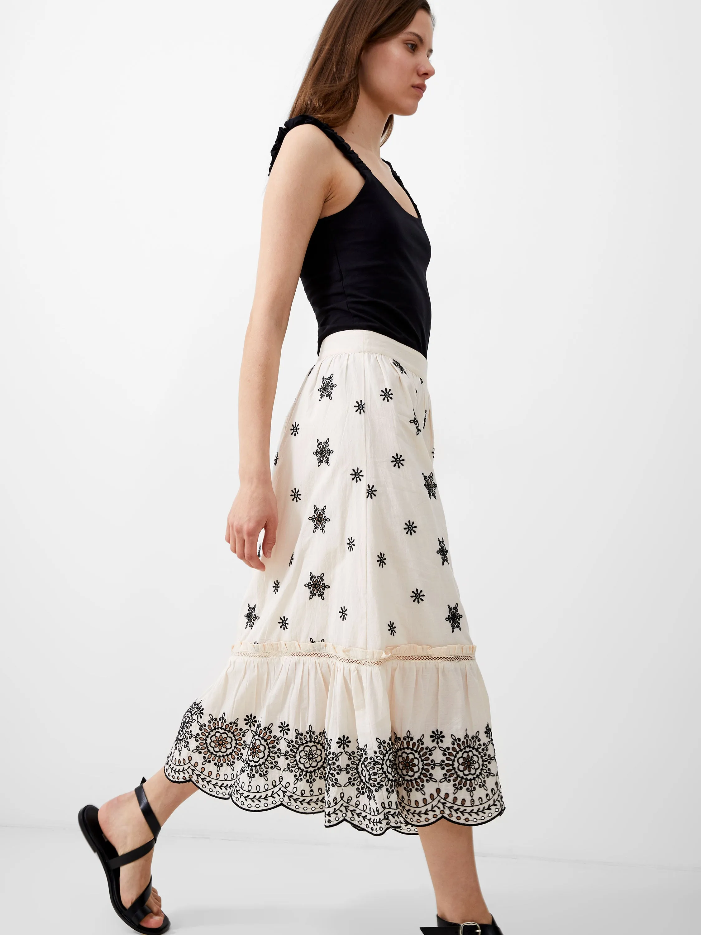 Felicity Embroidered Skirt