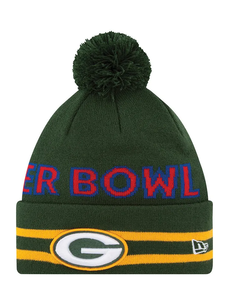 Green Bay Packers Superbowl II Knit Hat with Pom