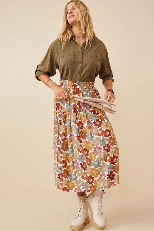 HAY109 - FLORAL SKIRT