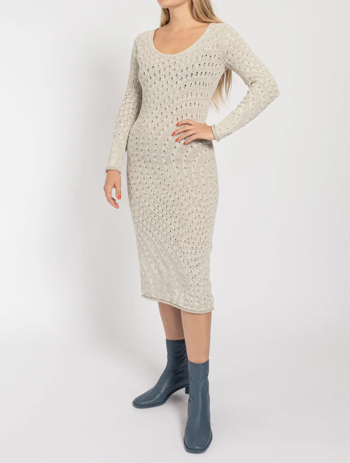 Jacquard Knit Dress