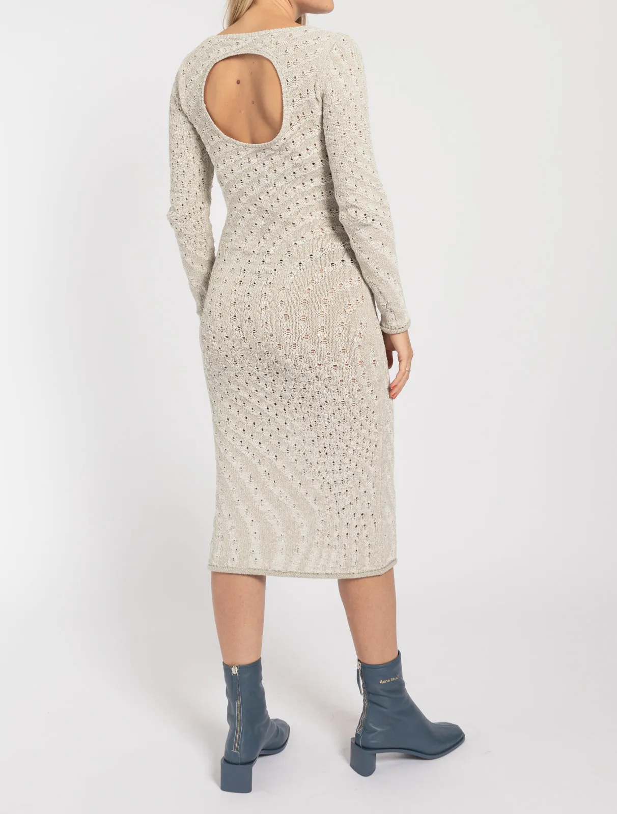 Jacquard Knit Dress