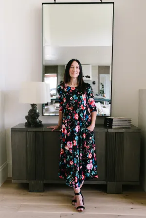 Jessi Dress Midnight Floral