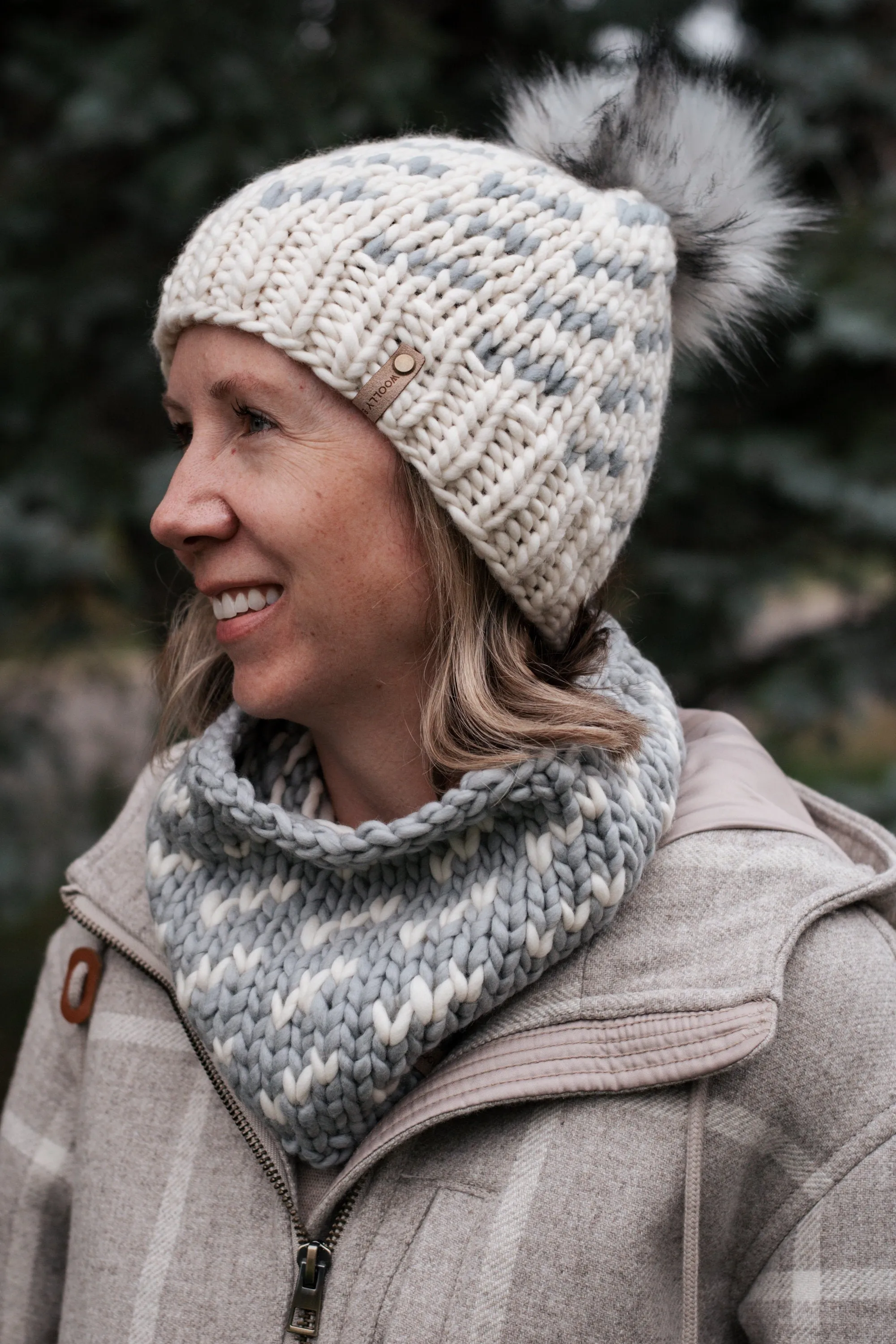 KNITTING PATTERN: Migrations Beanie, Easy Fair Isle Hat Knitting Pattern for Super Bulky Yarn