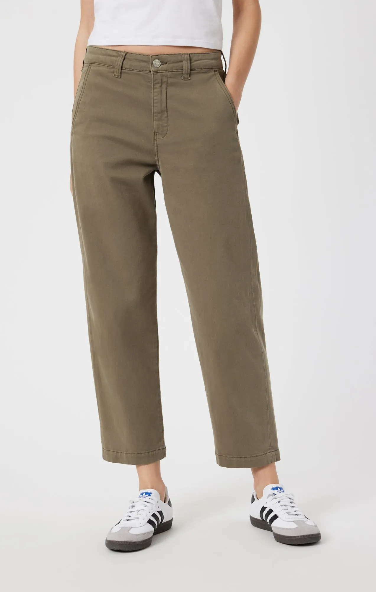 LAUREN STRAIGHT CHINO IN DUSKY CASUAL TWILL