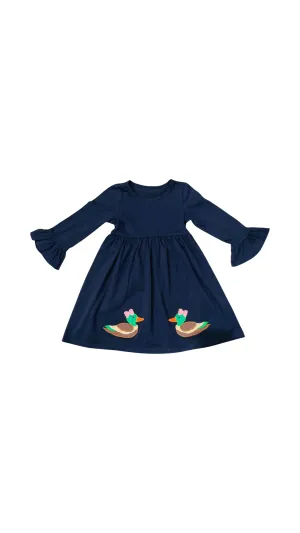 Mallard Ruffle Knit Dress