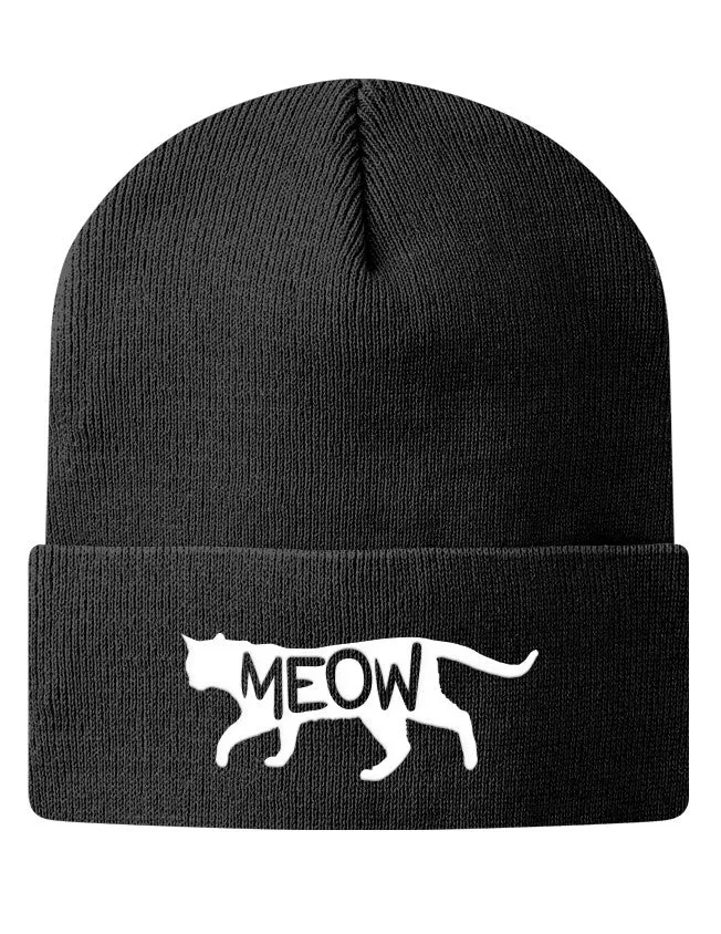 Meow Knit Beanie