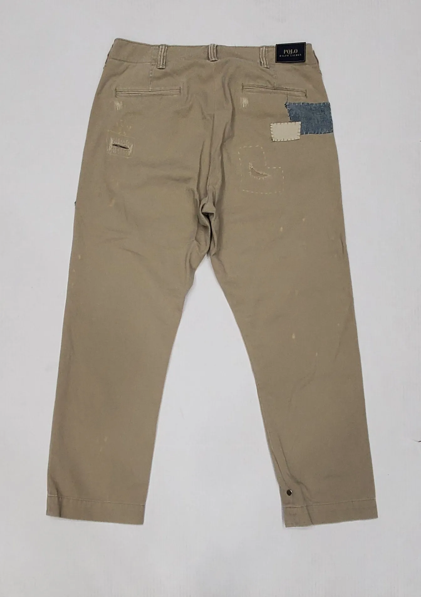 Nwt Polo Ralph Lauren All Over Patch Khaki Pants