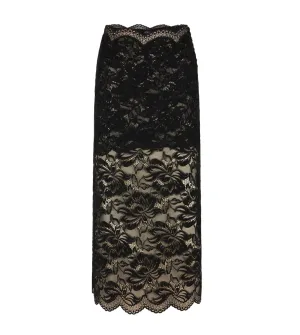 RABANNE Midi-skirt In Lace Fitted Midi Skirt  Colors