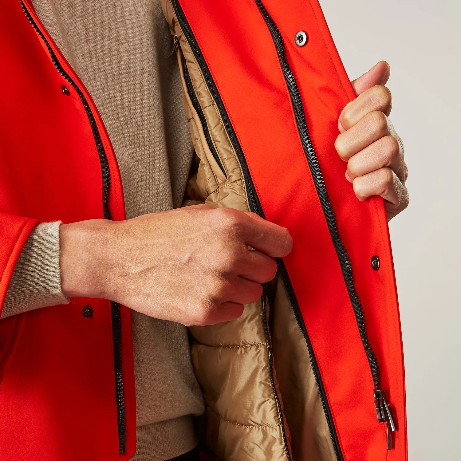 Red Walter Sealup Parka with Detachable Liner