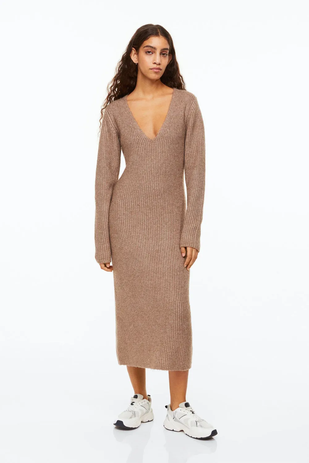 Rib-knit Dress