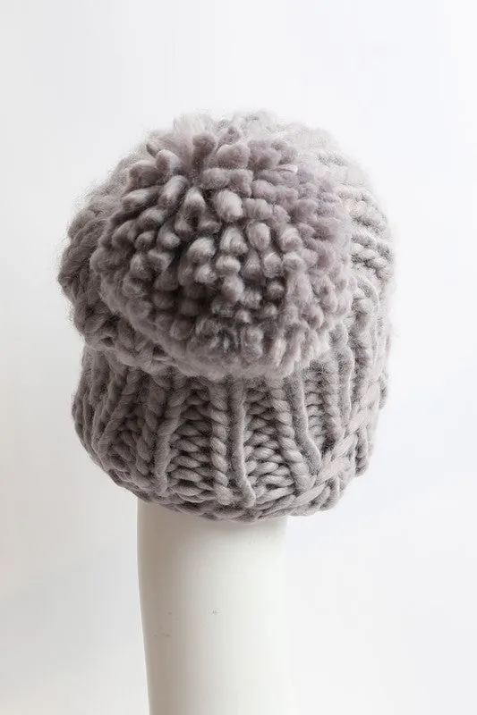 Soft Chunky Cable Knit Beanie