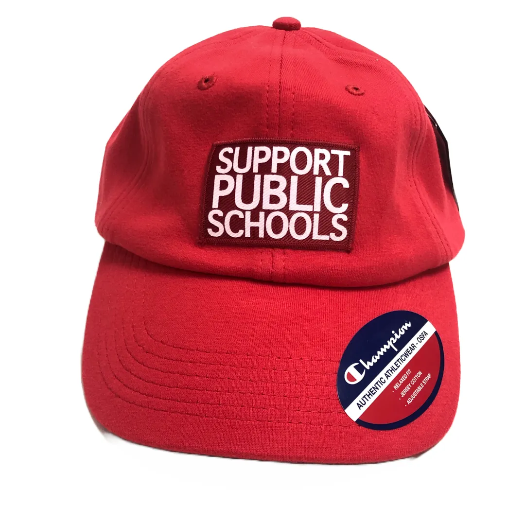 Support Public Schools Jersey Knit Cap - Red