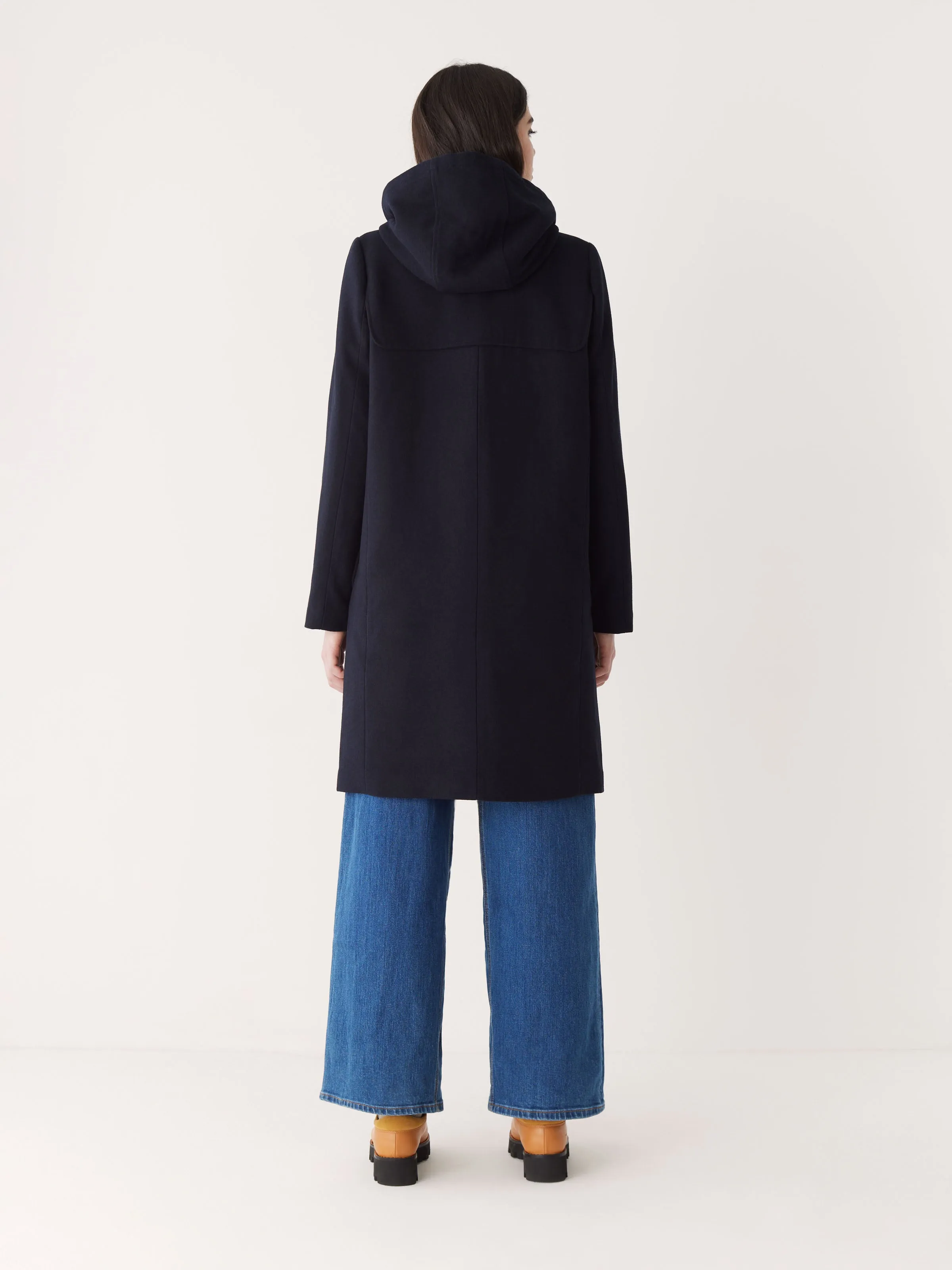 The Maybelle Duffle Coat in Deep Blue