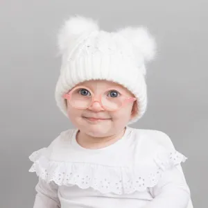 Winter White Fluffer Beanie